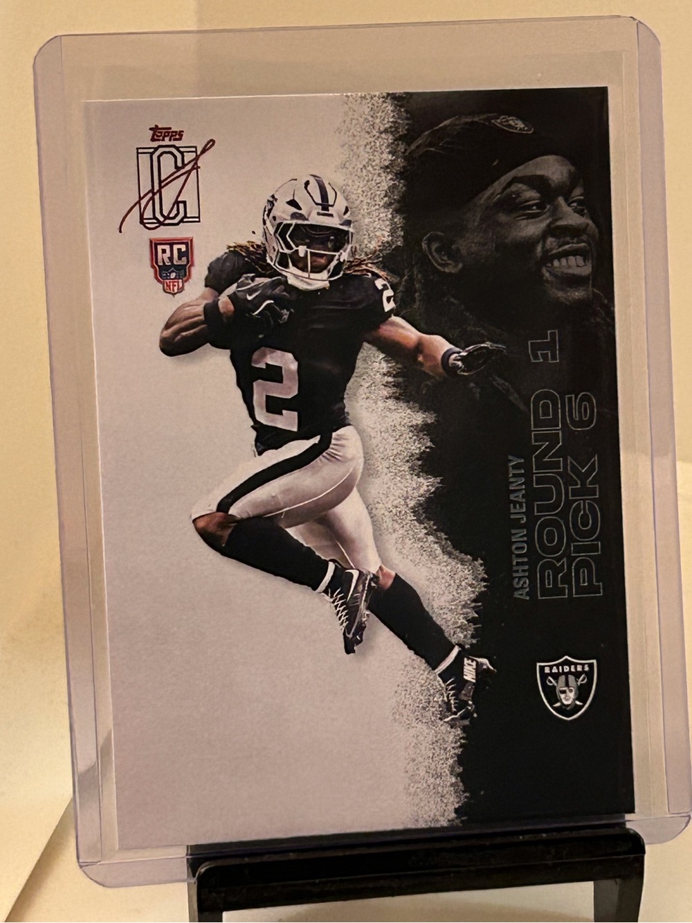 Ashton Jeanty 2025 Topps Signature Class Rookie Card-Raiders